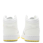 Air Jordan 1 Mid (GS) - Sail/Light Laser Orange/White