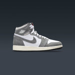 Air Jordan 1 Retro High OG (GS) - Black/Fire Red/LT Smoke Grey