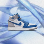 Air Jordan 1 Retro High OG (GS) - True Blue/White/Cement Grey