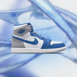 Air Jordan 1 Retro High OG - True Blue/White/Cement Grey