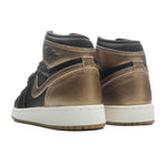 Air Jordan 1 Retro High OG (GS) 'Black and Gold' - Black/Metallic Gold/Sail