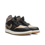 Air Jordan 1 Retro High OG (PS) 'Black and Gold' - Black/Metallic Gold/Sail