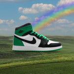 Air Jordan 1 Retro High OG (GS) - Black/Lucky Green/White