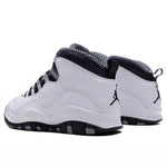 Air Jordan 10 Retro 'Steel' - White/Black/Light Steel Grey/Dark Powder Blue