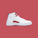 Air Jordan 12 Retro (GS) "Twist" - White/University Red