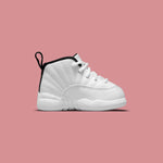 Air Jordan 12 Retro (TD) "Twist" - White/University Red