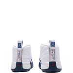 Air Jordan 12 Retro 'French Blue' (TD) - White/French Blue/Metallic Silver
