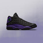 Air Jordan 13 Retro 'Court Purple' - Black/Court Purple