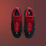 Women's Air Jordan 14 Retro Low 'Red Lipstick' - Black/Gym Red/Metallic Silver