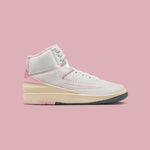Women's Air Jordan 2 Retro 'Soft Pink' - Summit White/Gym Red/Medium Soft Pink