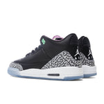 Air Jordan 3 Retro SE (GS) 'Electric Green' - Black/Violet Shock