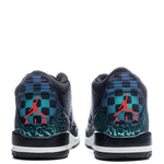 Air Jordan 3 Retro (GS) 'Moto' - Black/Siren Red/Hyper Jade