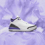 Air Jordan 3 Retro (PS) - White/Black/Dark Iris
