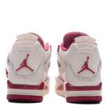 Women's Air Jordan 4 Retro 'Valentine's Day' - Pale Ivory/Sierra Red/Tough Red