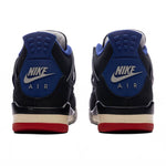 Air Jordan 4 Retro 'Rare Air' (GS) - Black/Fire Red/Deep Royal Blue