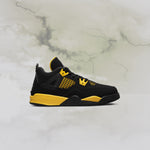 Air Jordan 4 Retro (PS) Thunder - Black/White/Tour Yellow
