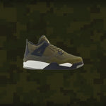 Air Jordan 4 Retro SE Craft (PS) - Medium Olive/Pale Vanilla/Cargo Khaki