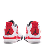 Air Jordan 4 Retro (GS) 'Red Cement' - White/Fire Red/Black