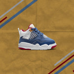 Air Jordan 4 Retro (TD) Messy Room - French Blue/White