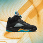 Air Jordan 5 Retro Aqua - Black/Aquatone/Taxi