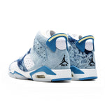 Air Jordan 6 Retro (GS) - White/Dutch Blue/Citron Tint