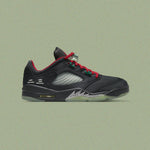 Air Jordan 5 Retro Low SP x CLOT - Black/Classic Jade/Fire Red