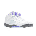 Air Jordan 5 Retro (PS) - White/Dark Concord/Black