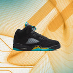 Air Jordan 5 Retro (GS) Aqua - Black/Aquatone/Taxi