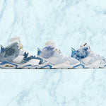 Air Jordan 6 Retro (GS) - White/Dutch Blue/Citron Tint