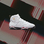Air Jordan 7 Retro (PS) - White/Cardinal Red/Chutney