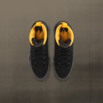 Air Jordan 9 Retro (GS) "University Gold" - Black/Dark Charcoal