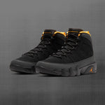 Air Jordan 9 Retro "University Gold" - Black/Dark Charcoal