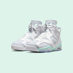 Women's Air Jordan 6 Retro - White/Purple Platinum/Mint Foam