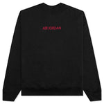 Air Jordan Women's Crew Sweatshirt - Black/Gym Red