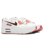 Women's Air Max 90 LV8 SE 'Valentines Day' - Sail/Dark Team Red/Soft Pink