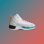 Air Jordan 12 Retro (PS) - White/Vapor Green/Photon Dust
