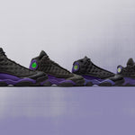 Air Jordan 13 Retro (GS) 'Court Purple' - Black/Court Purple/White