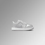 Air Jordan 1 Low OG 'Metallic Silver' (TD) - Neutral Grey/Metallic Silver/White