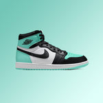 Air Jordan 1 Retro High OG - White/Black/Green Glow