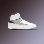 Air Jordan 2 Retro (GS) 'Python' - White/Fire Red/Cement Grey
