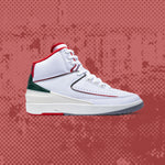 Air Jordan 2 Retro 'Italy' - White/Fire Red