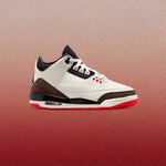 Air Jordan 3 Retro OG 'World's Best Dad' (GS) - Sail/Black/University Red/Pale Ivory