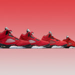 Air Jordan 5 Retro (GS) "Raging Bull" - Varsity Red/Black