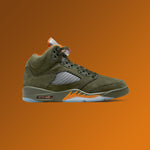 Air Jordan 5 Retro 'Olive' - Army Olive/Solar Orange