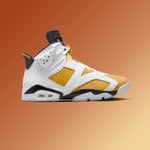 Air Jordan 6 Retro - White/Yellow Ochre/Black
