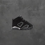 Air Jordan 6 Retro 'Cap and Gown' (TD) - Black/Reflect Silver/Black