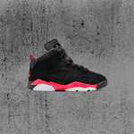 Air Jordan 6 Retro 'Infrared Salesman' (PS) - Black/Light Crimson