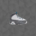 Air Jordan 9 Retro 'Flint Grey' (TD) - White/French Blue/Flint Grey