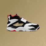 Air Diamond Turf - White/Fire Red/Black/Metallic Gold