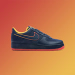 Air Force 1 '07 LV8 'Retro Lettering' - Midnight Navy/Light Crimson/Blue Void/University Gold